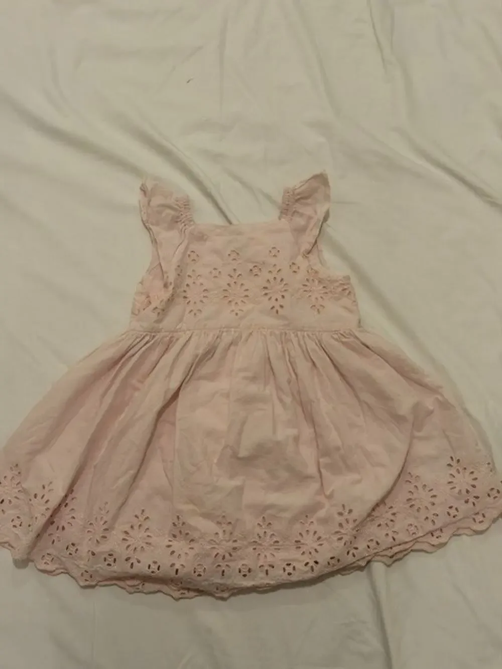 Baby Gap Flutter Pink Eyelet Dress 3T